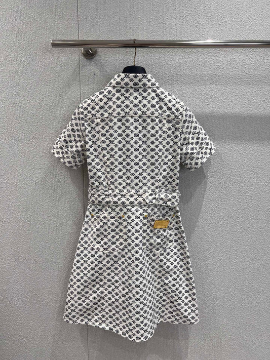 1ou 25fw printed dress