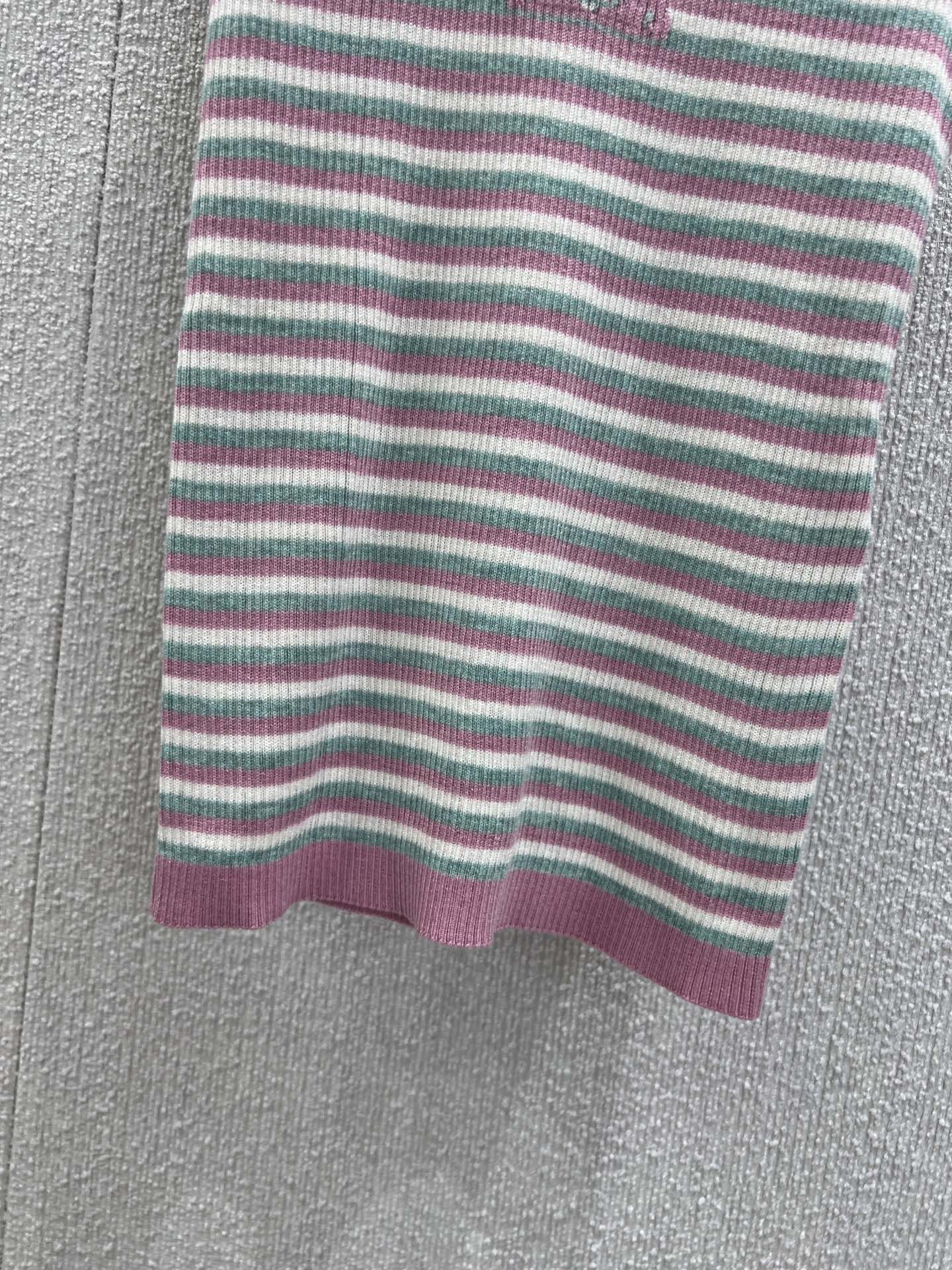 Chan 25ss striped vest