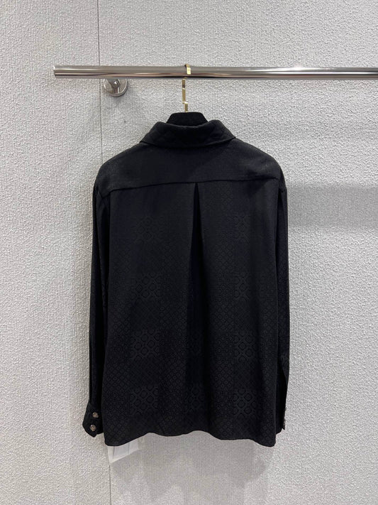 Chan 25fw jacquard shirt