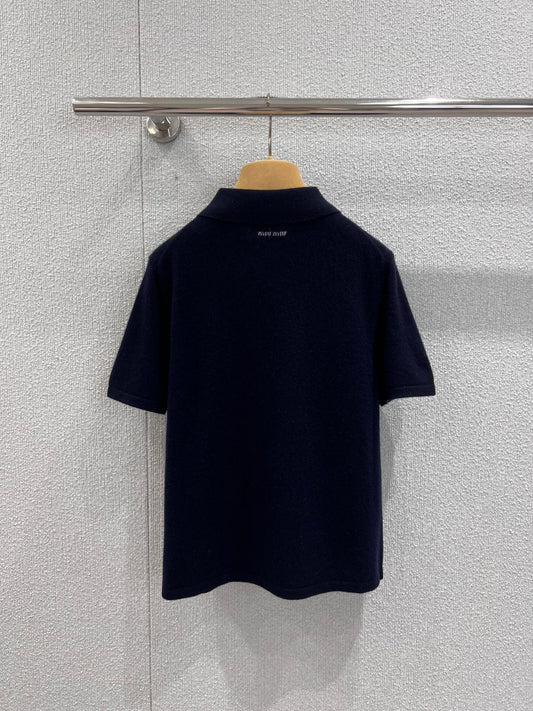 Miu 25ss cashmere polo