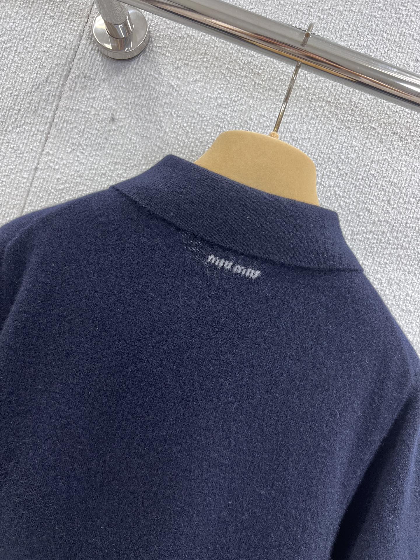 Miu 25ss cashmere polo