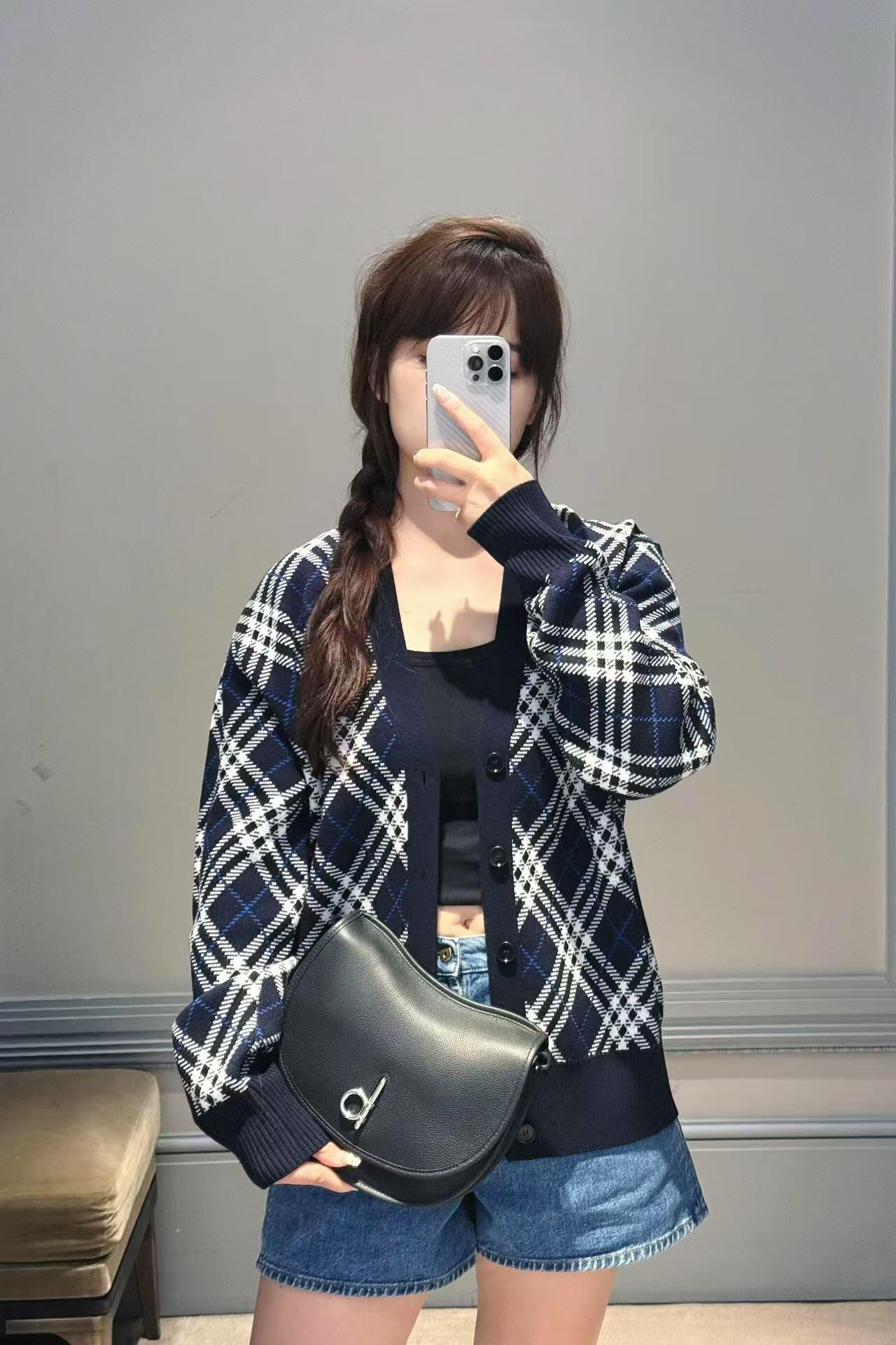 Bur 25fw blend cardigan