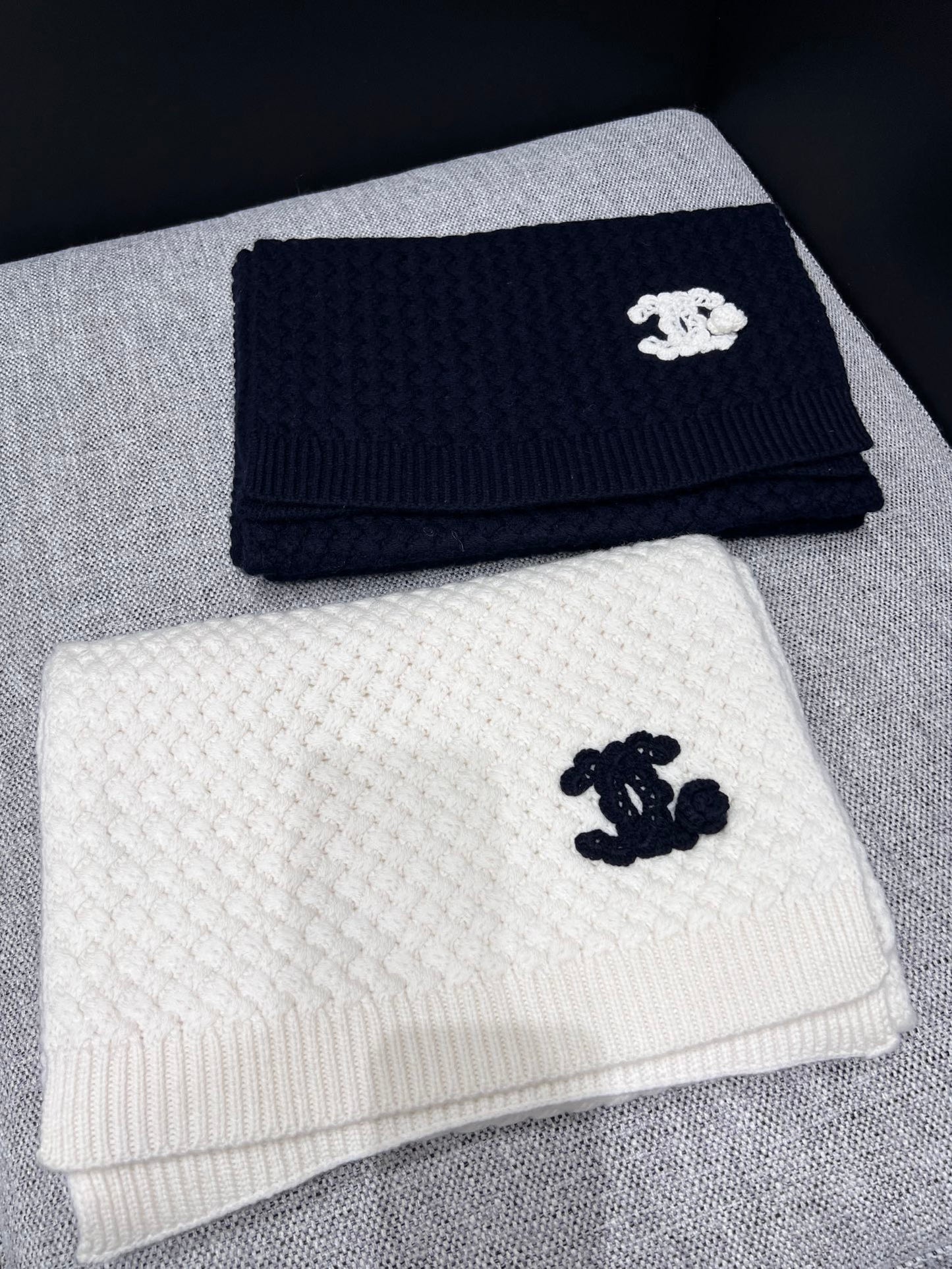 Chan 25fw cashmere scarf hat