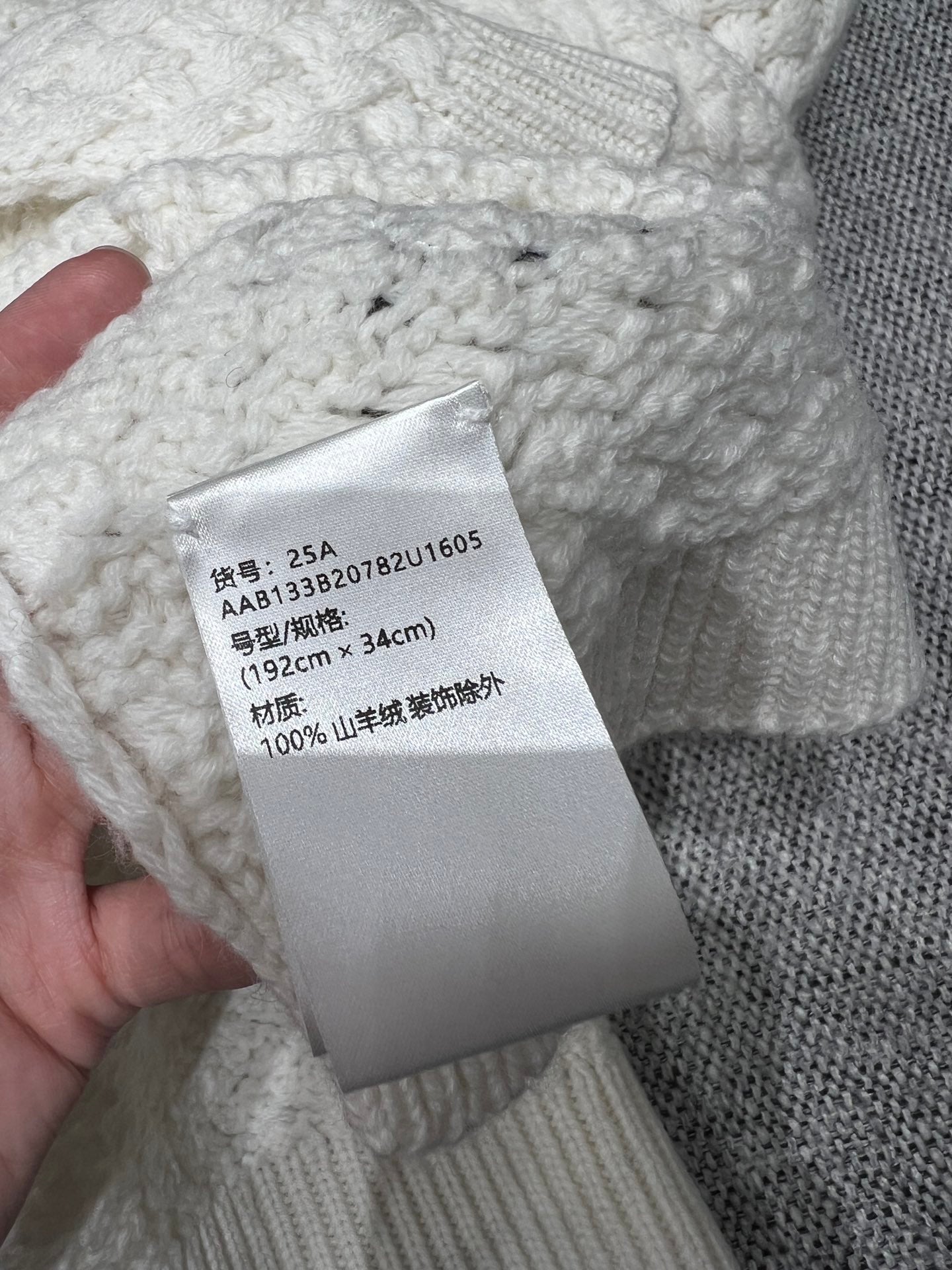 Chan 25fw cashmere scarf hat