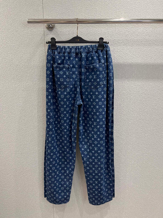 1ou 25fw printed jeans