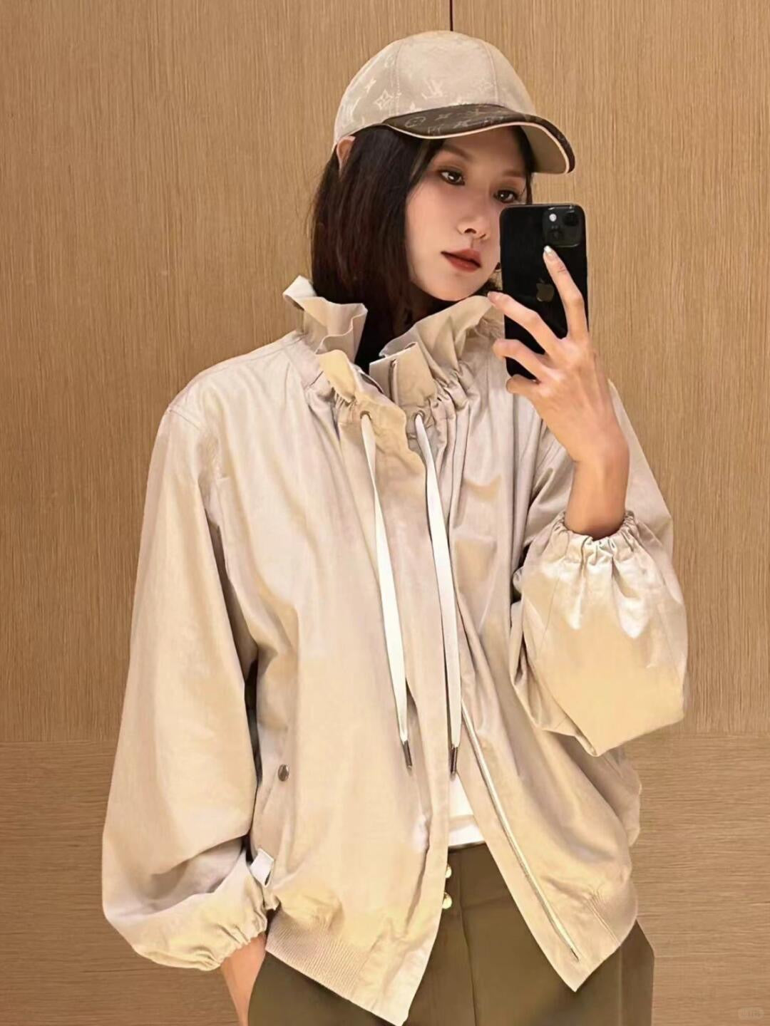 1ou 25fw stand collar jacket