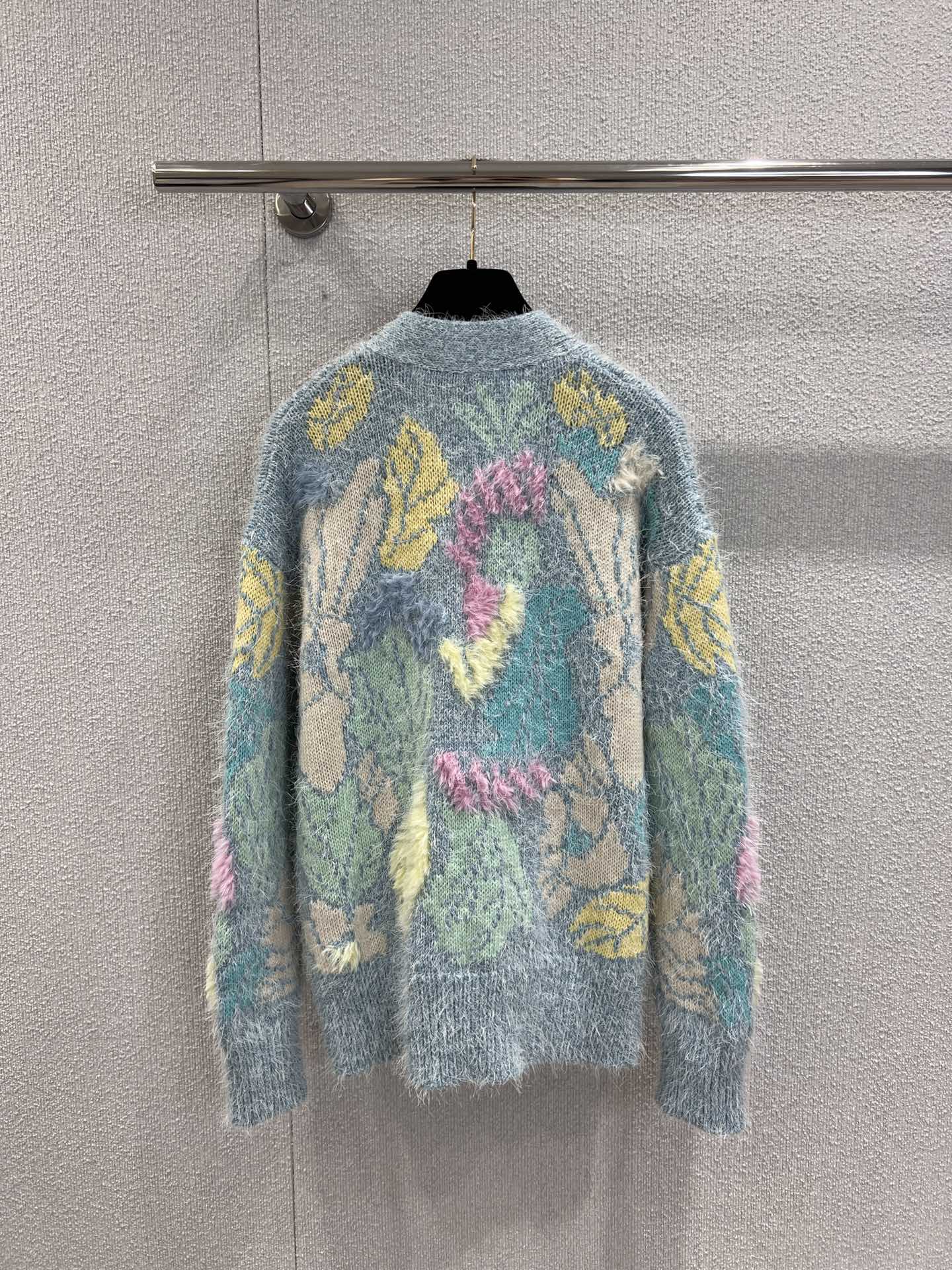 Chan 25fw colorblock cardigan