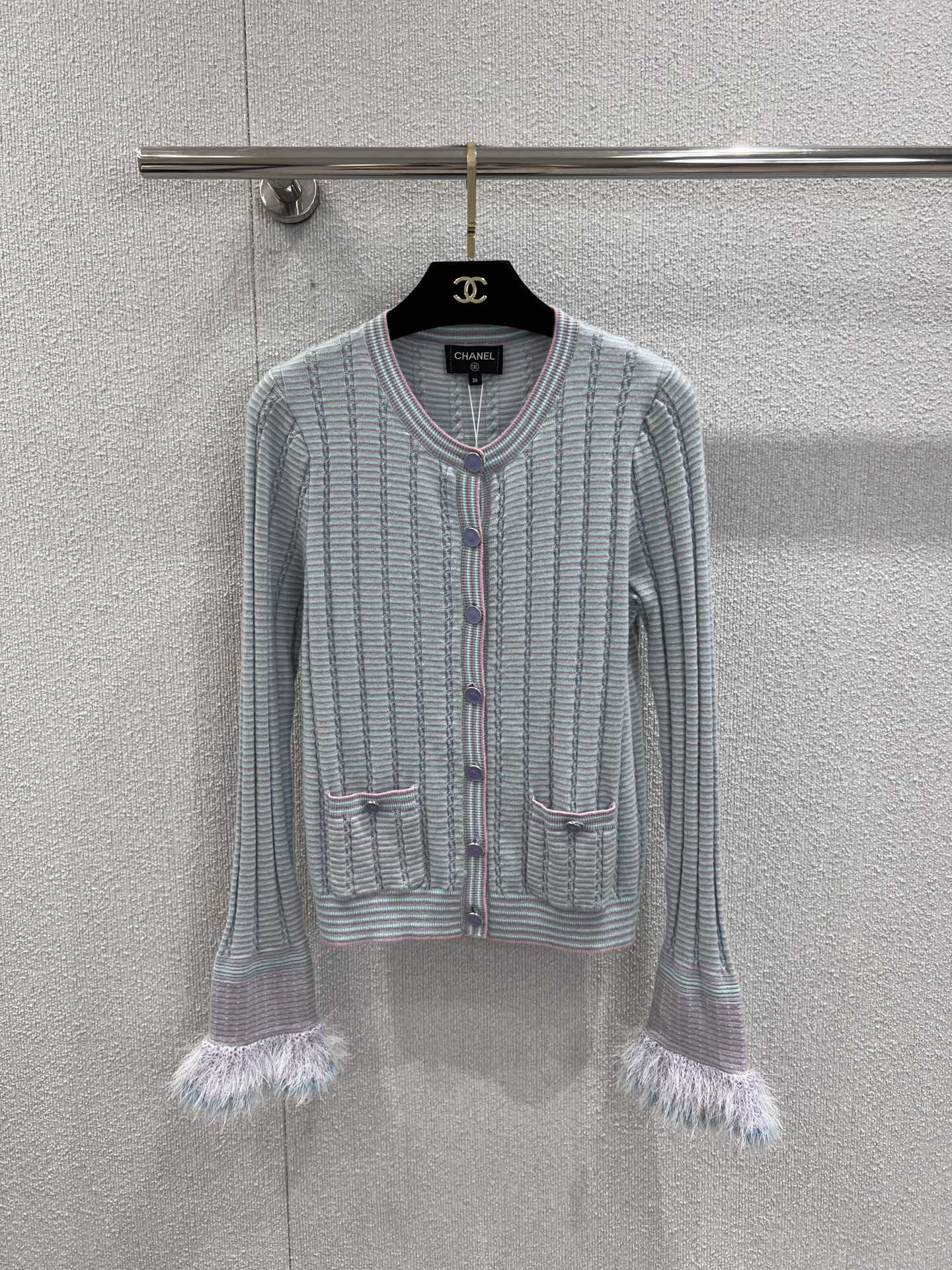 Chan 25fw knitted cardigan