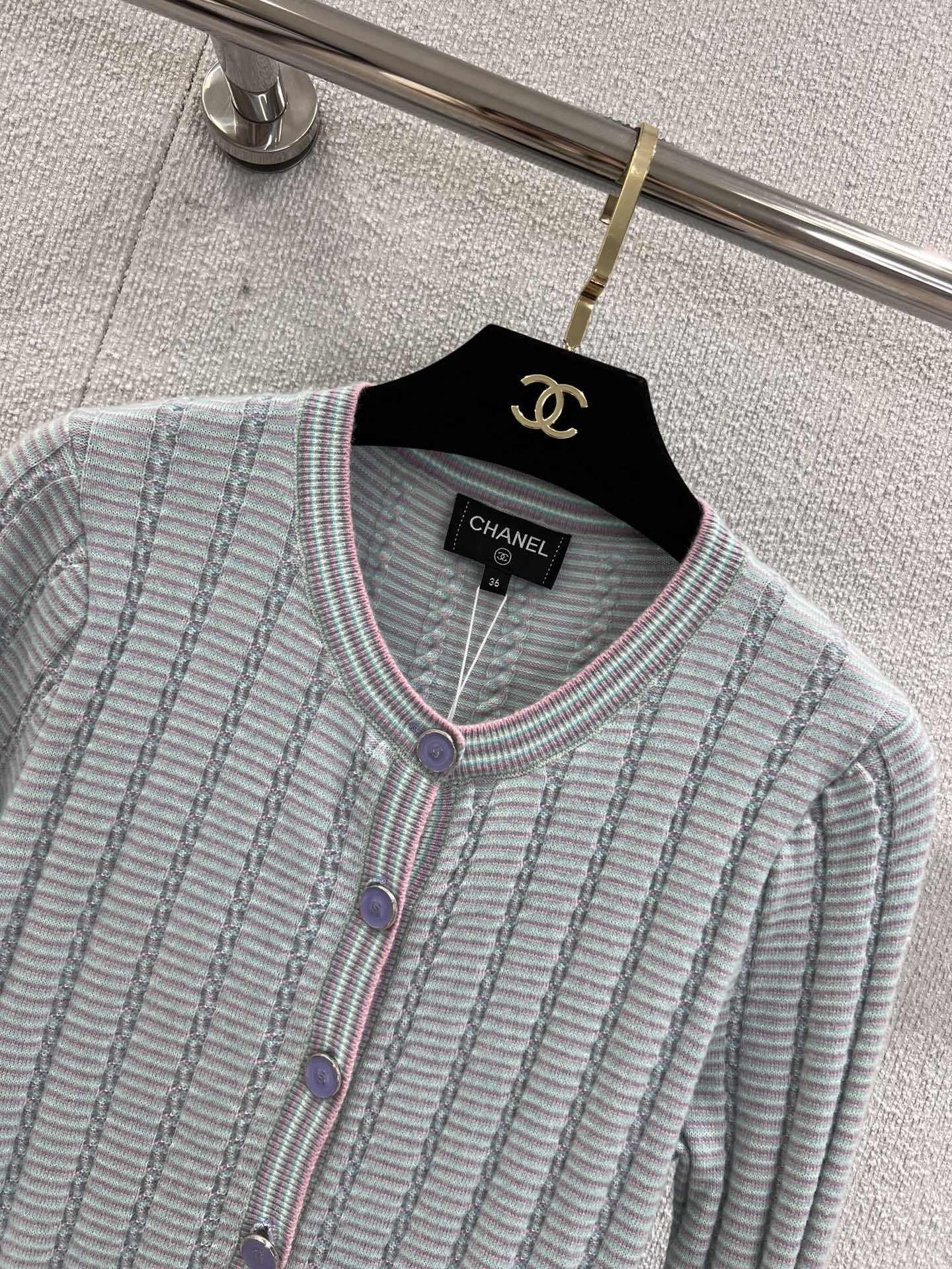 Chan 25fw knitted cardigan