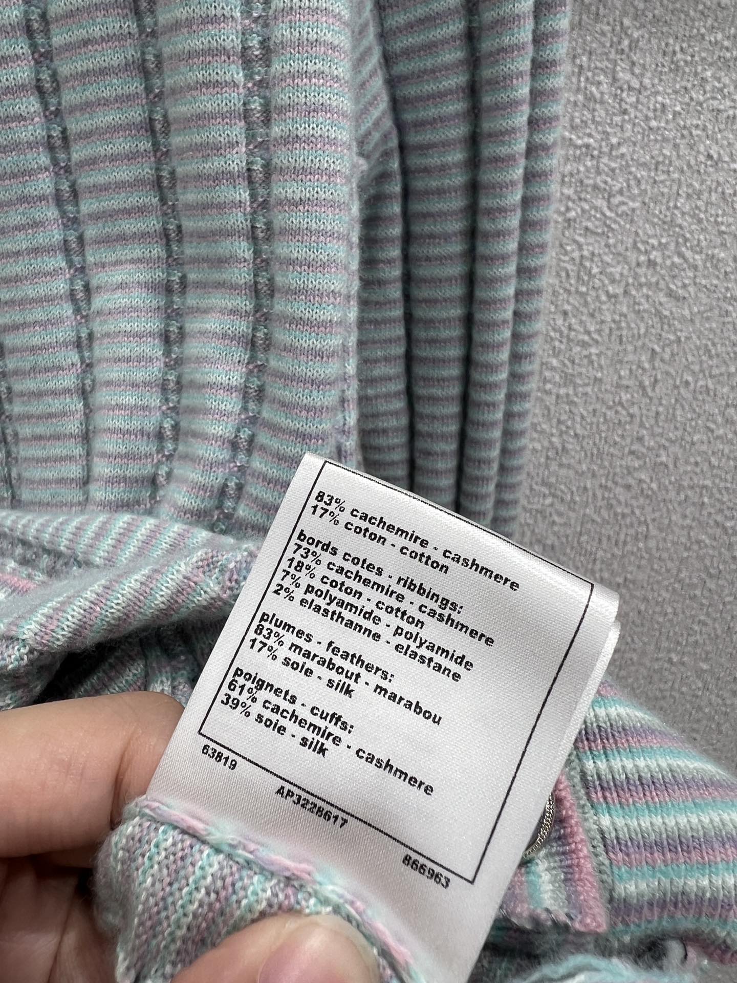 Chan 25fw knitted cardigan