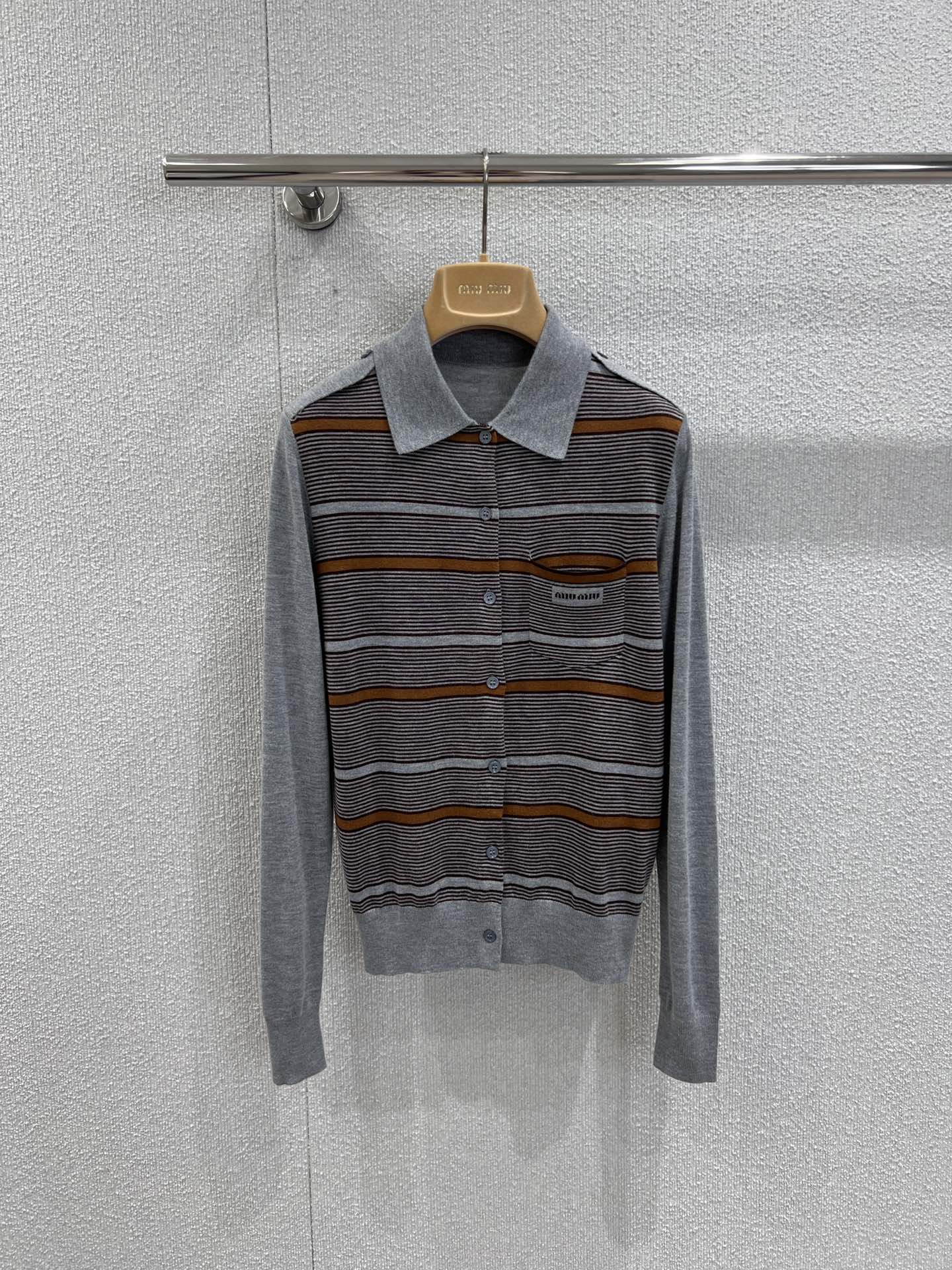 Miu 25fw Knitted Cardigan