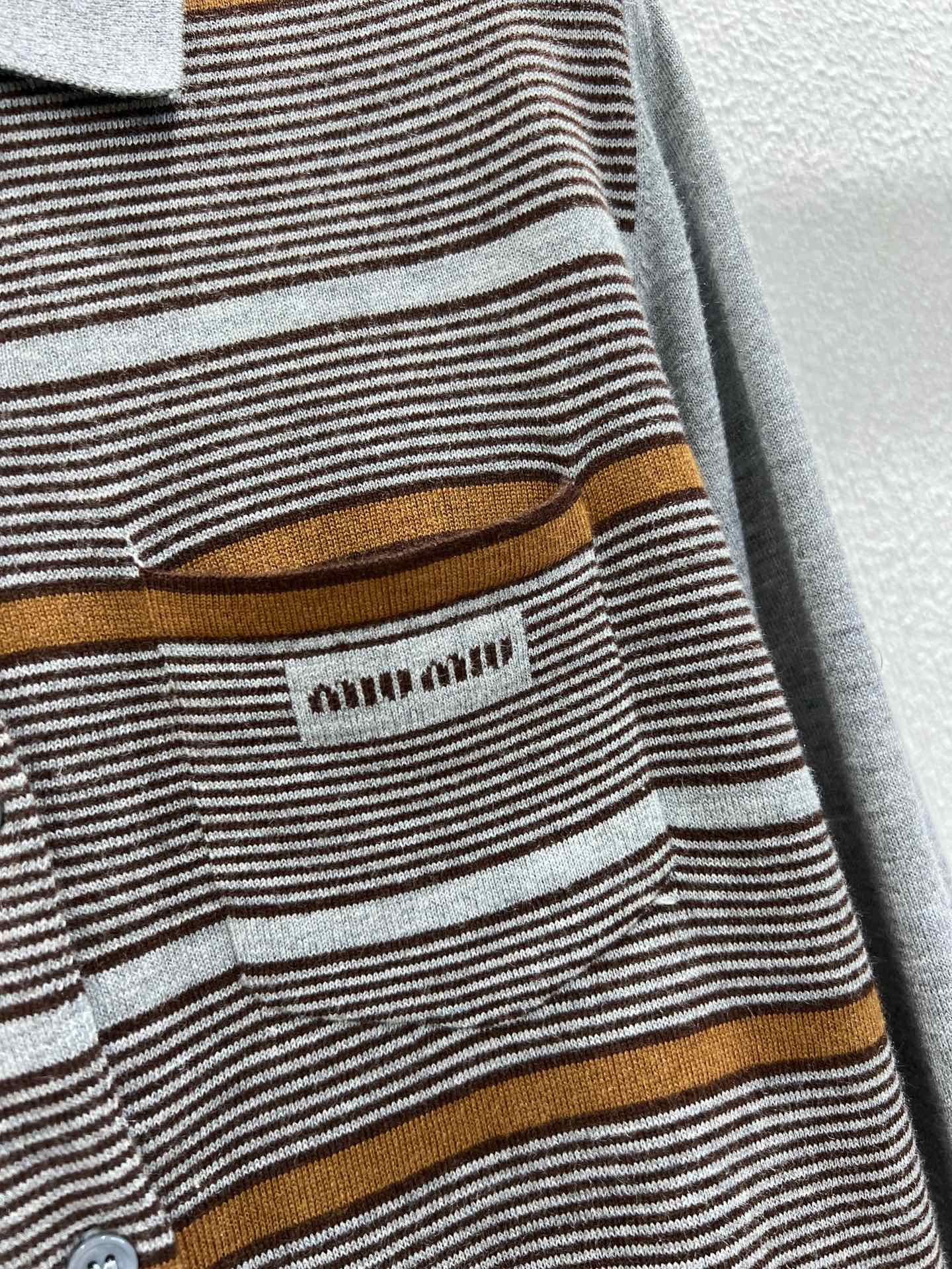 Miu 25fw Knitted Cardigan