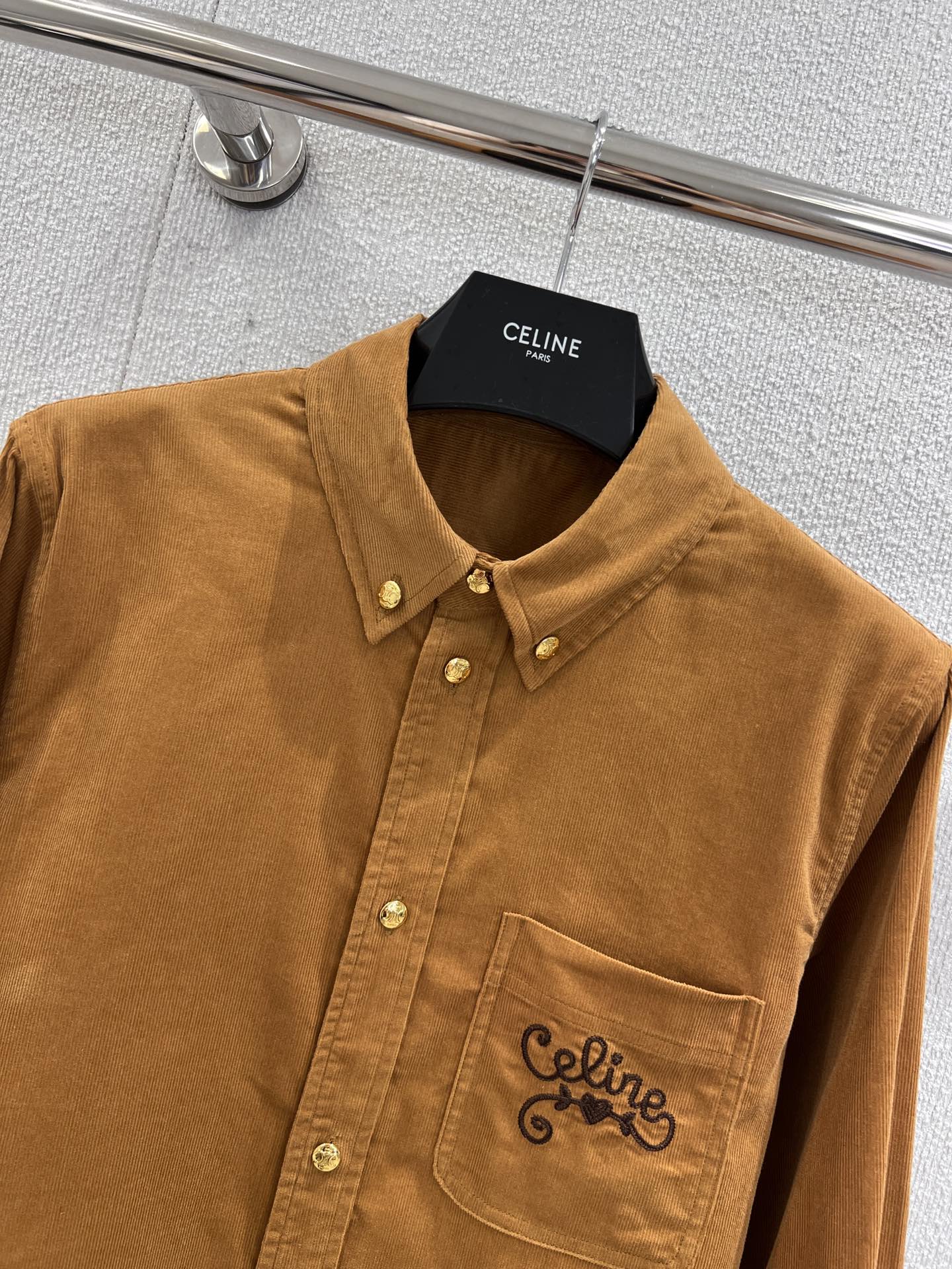 Cel 25fw Embroidered Shirt