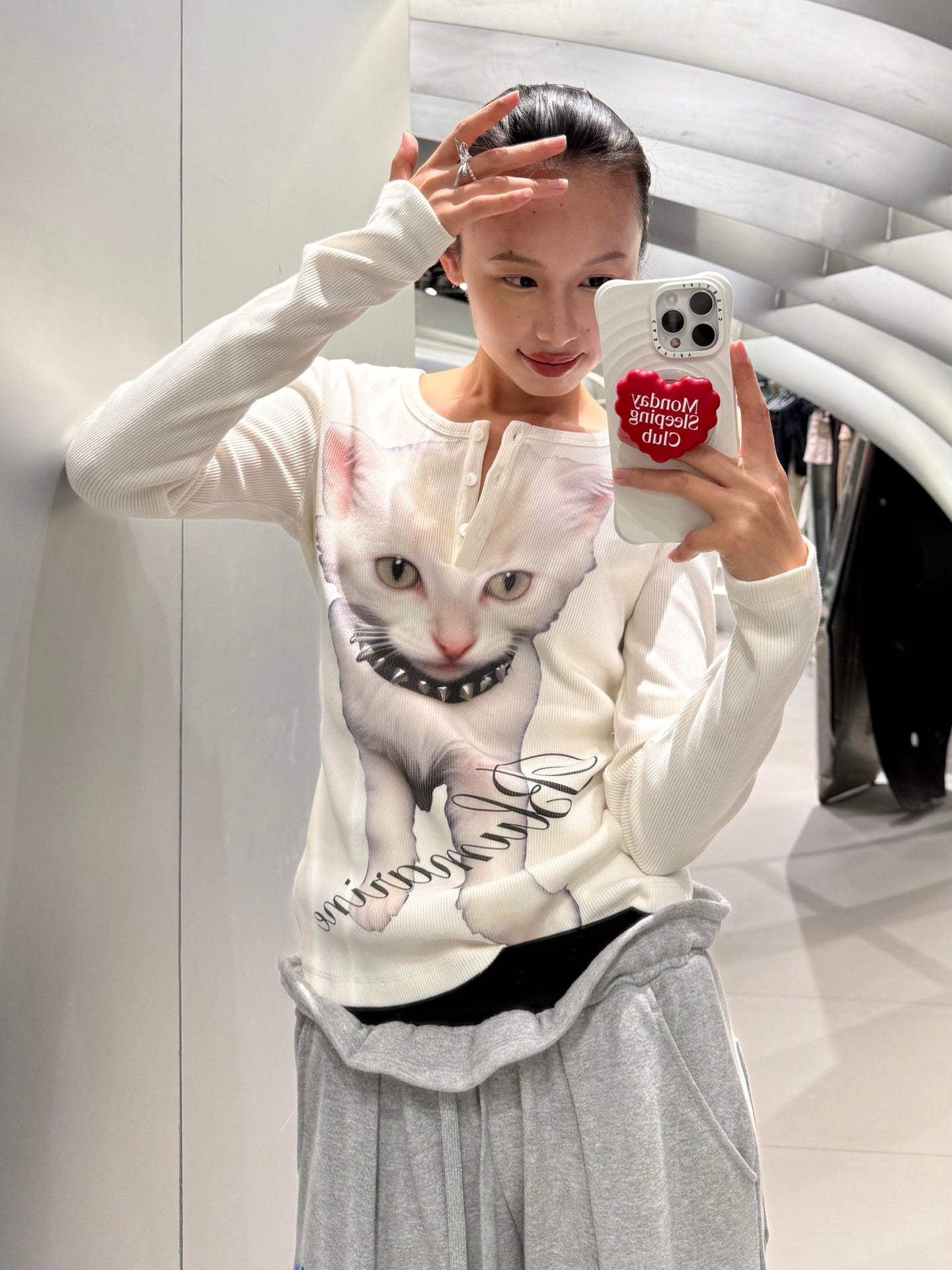 Blu 25fw Printed Long Sleeve