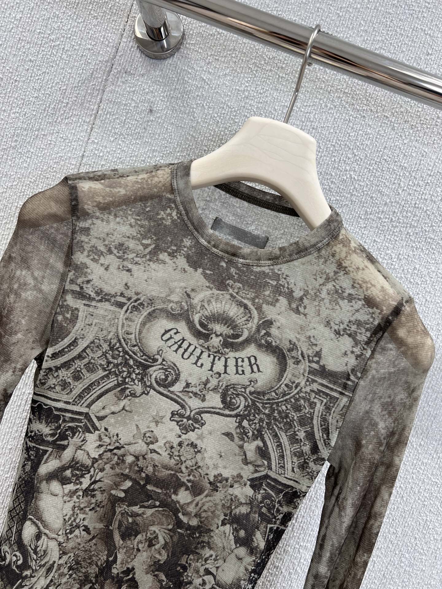 Jpg 25fw printed long-sleeved T-shirt
