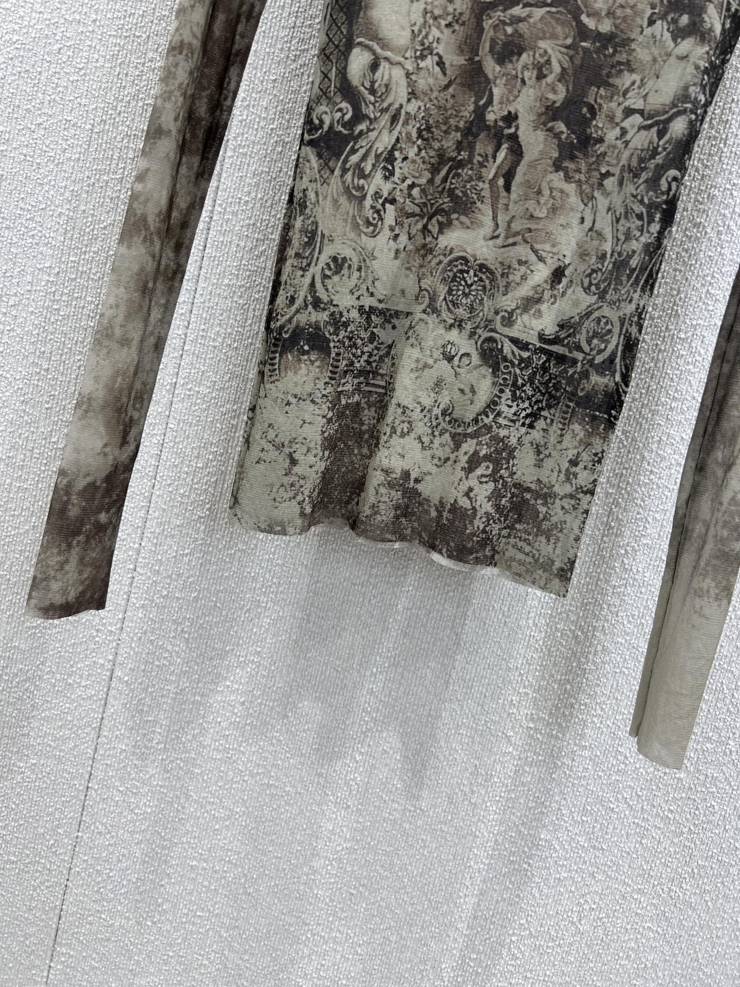 Jpg 25fw printed long-sleeved T-shirt
