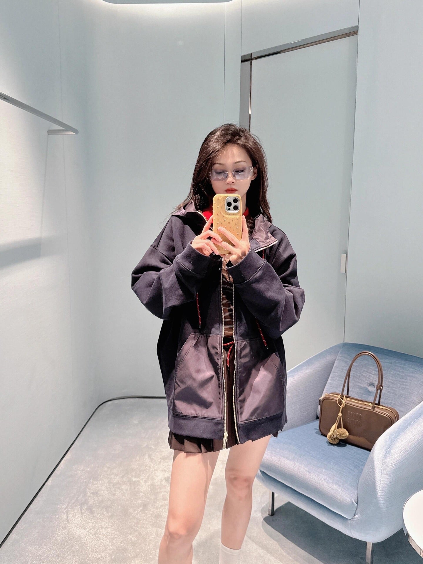Miu 25ss drawstring jacket