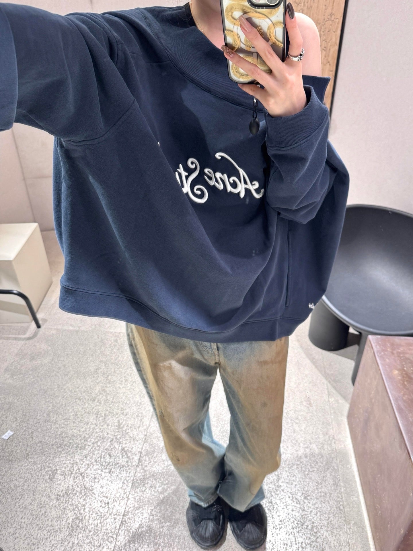 Acn 25fw Embroidered Jacket