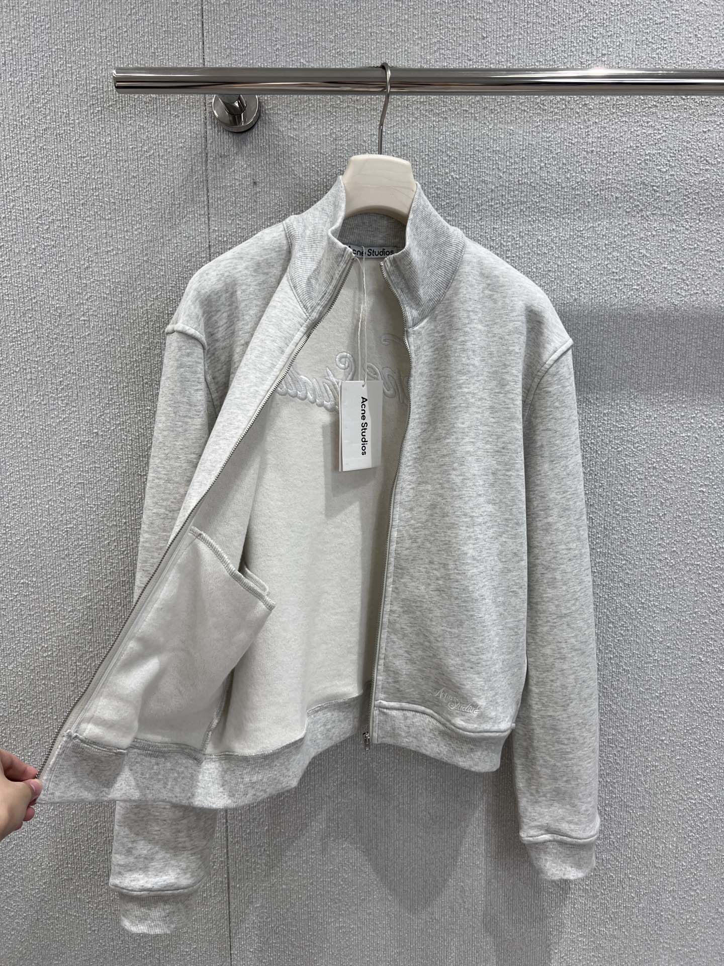 Acn 25fw Embroidered Jacket