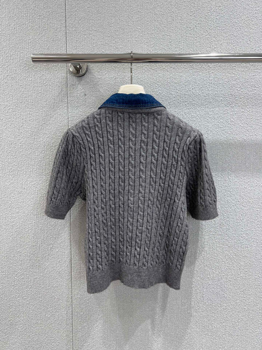San 25fw knitted top