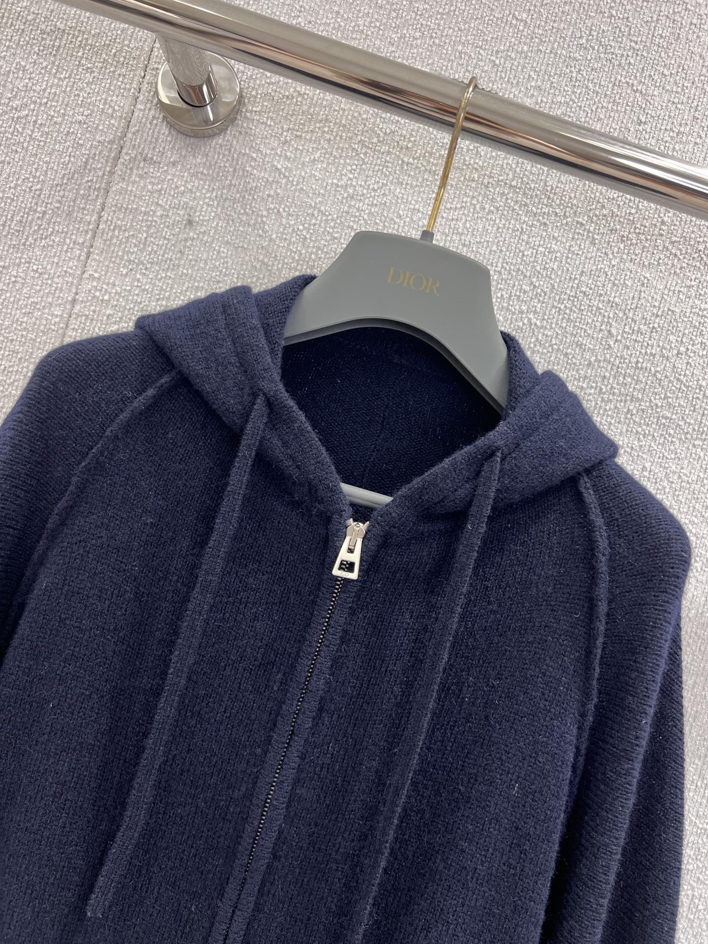 CD 25fw Zipper Knitted Cardigan