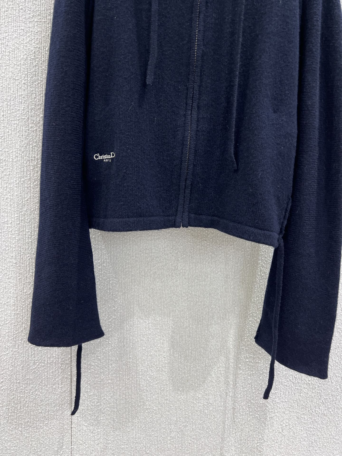 CD 25fw Zipper Knitted Cardigan