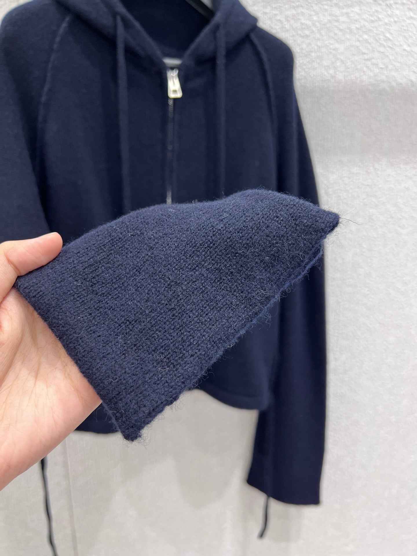 CD 25fw Zipper Knitted Cardigan