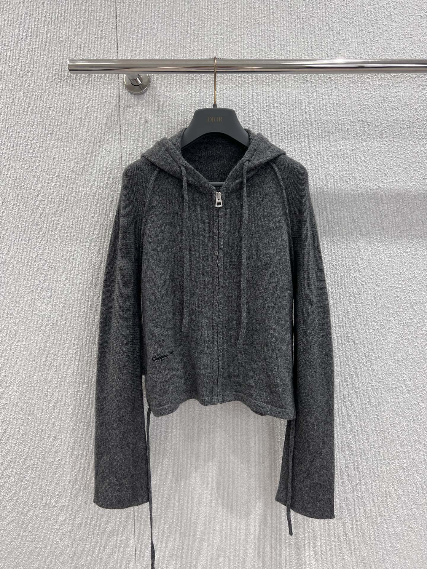 CD 25fw Zipper Knitted Cardigan