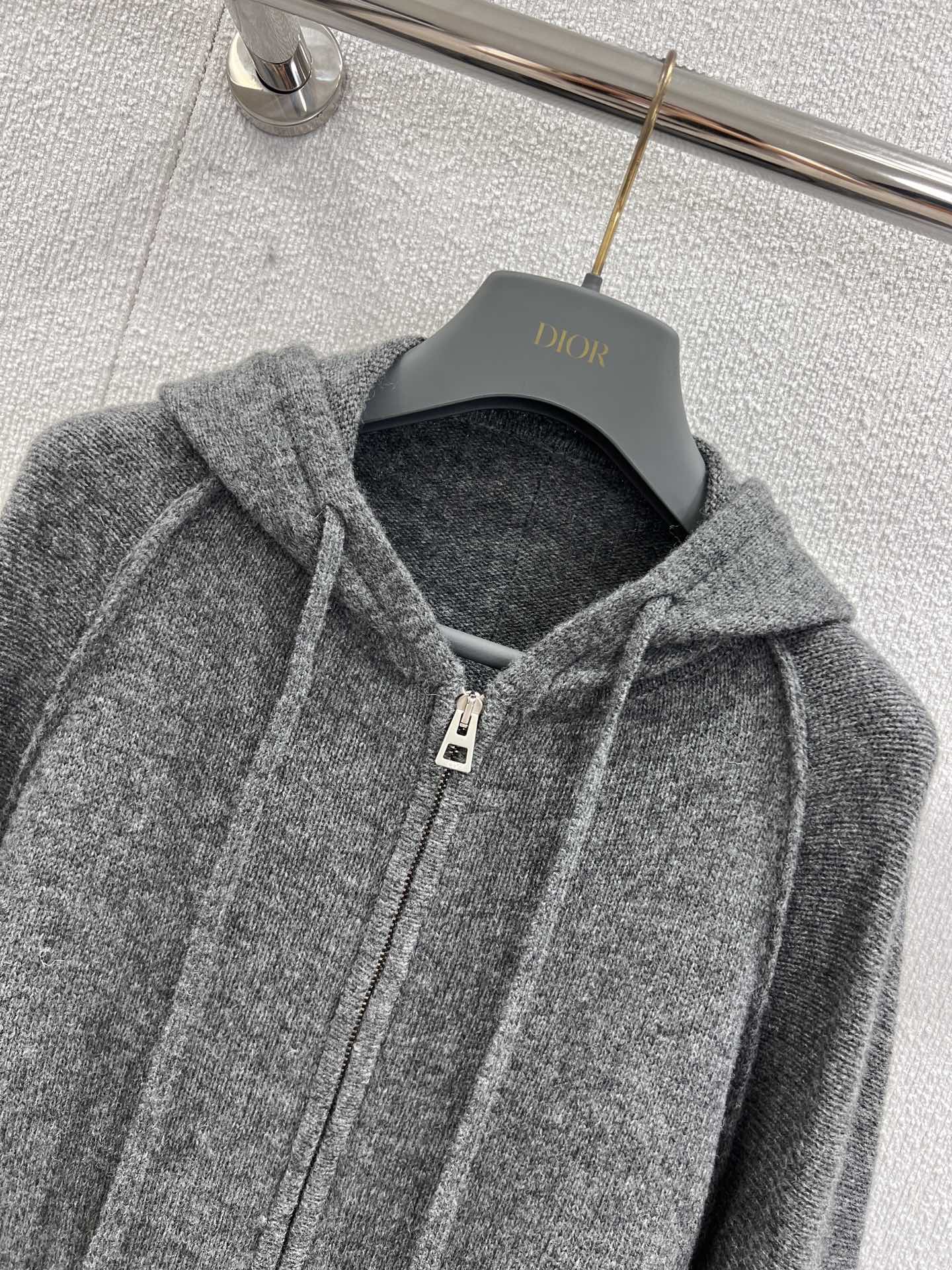 CD 25fw Zipper Knitted Cardigan