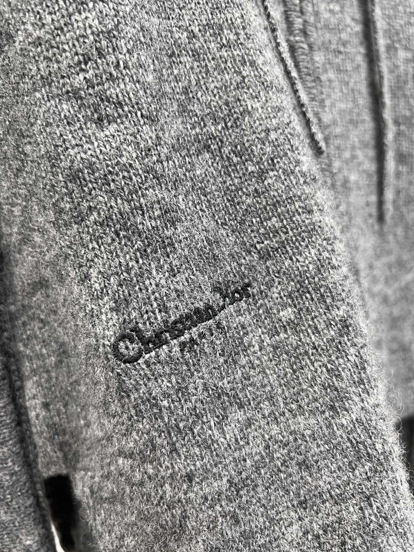 CD 25fw Zipper Knitted Cardigan