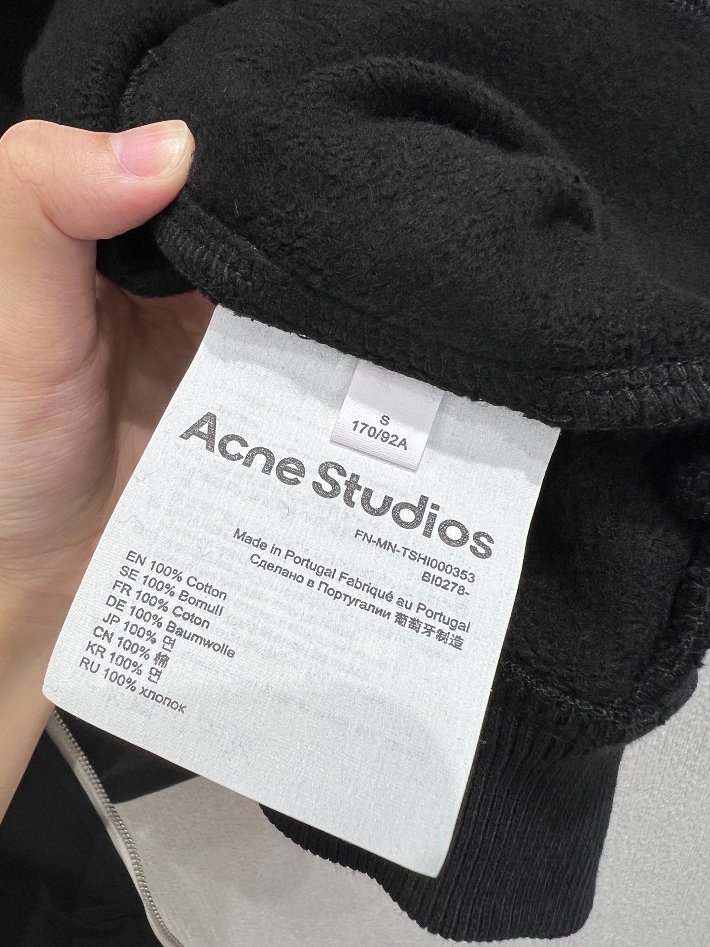 Acn 25fw embroidered jacket