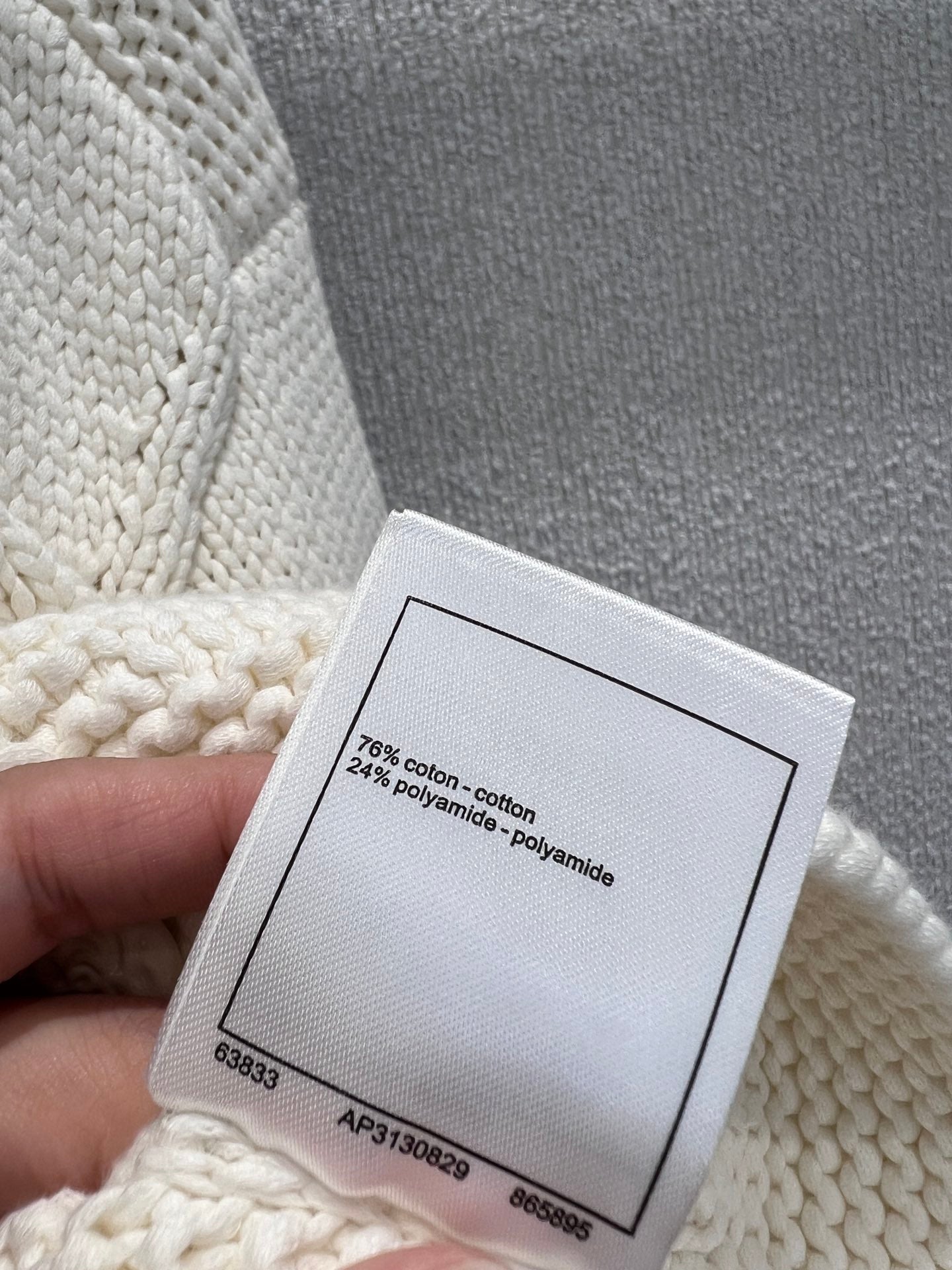 Chan 25fw Knitted Cardigan