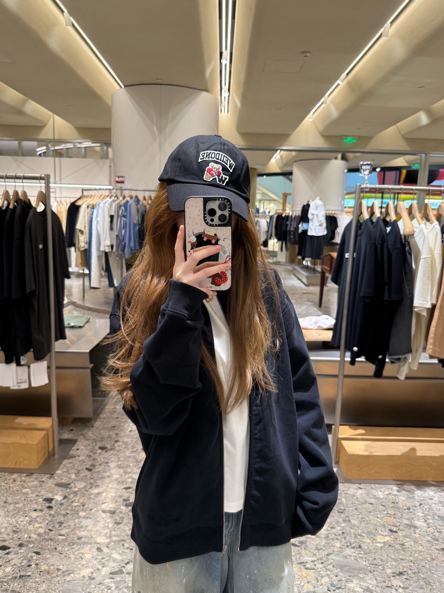 Acn 25fw embroidered jacket