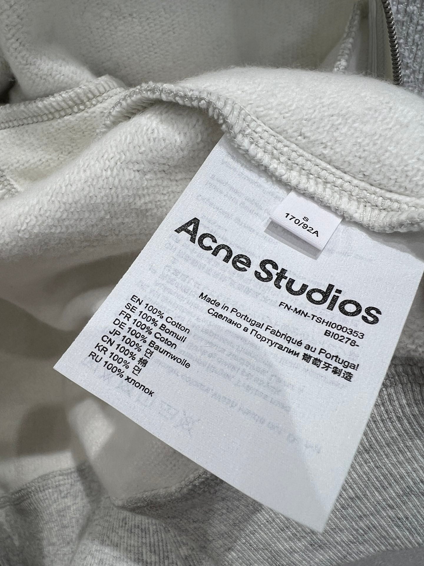 Acn 25fw embroidered jacket