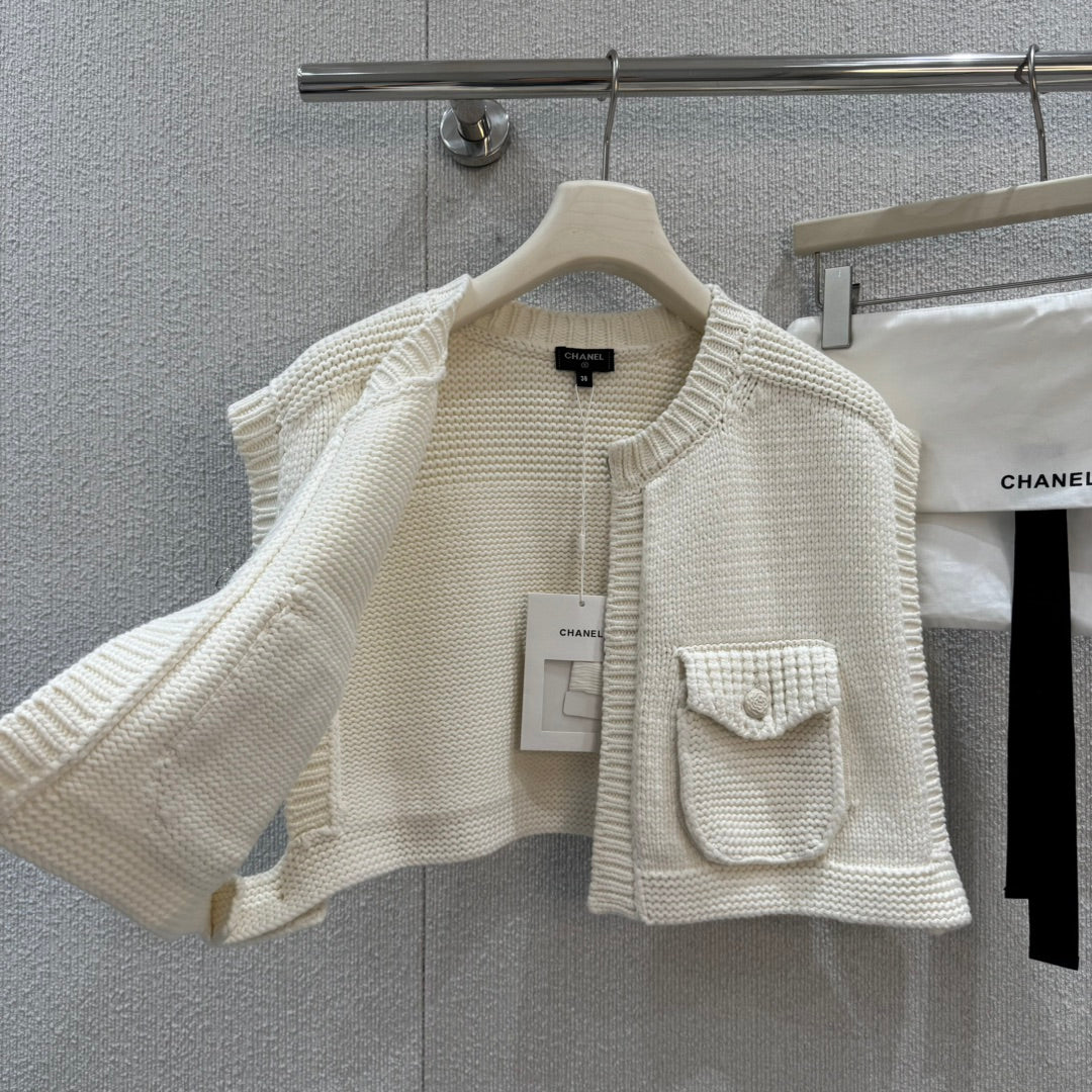 Chan 25fw knitted vest