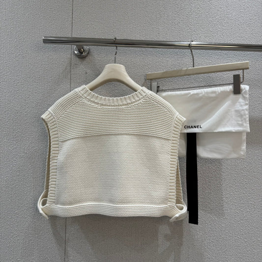 Chan 25fw knitted vest