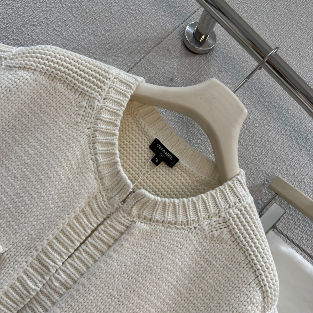 Chan 25fw knitted vest