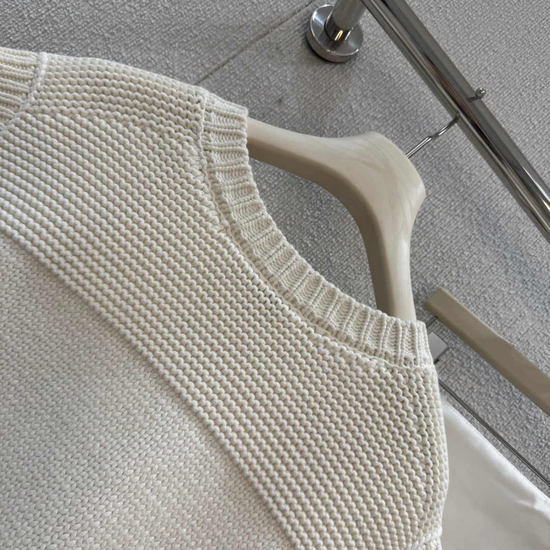 Chan 25fw knitted vest