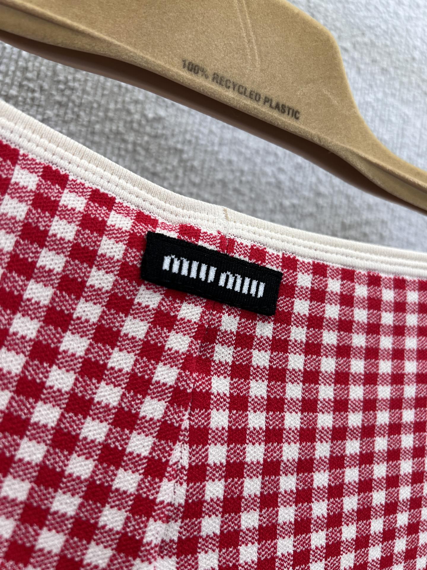 Miu 25ss plaid shorts