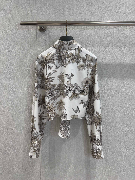 CD 25fw printed shirt