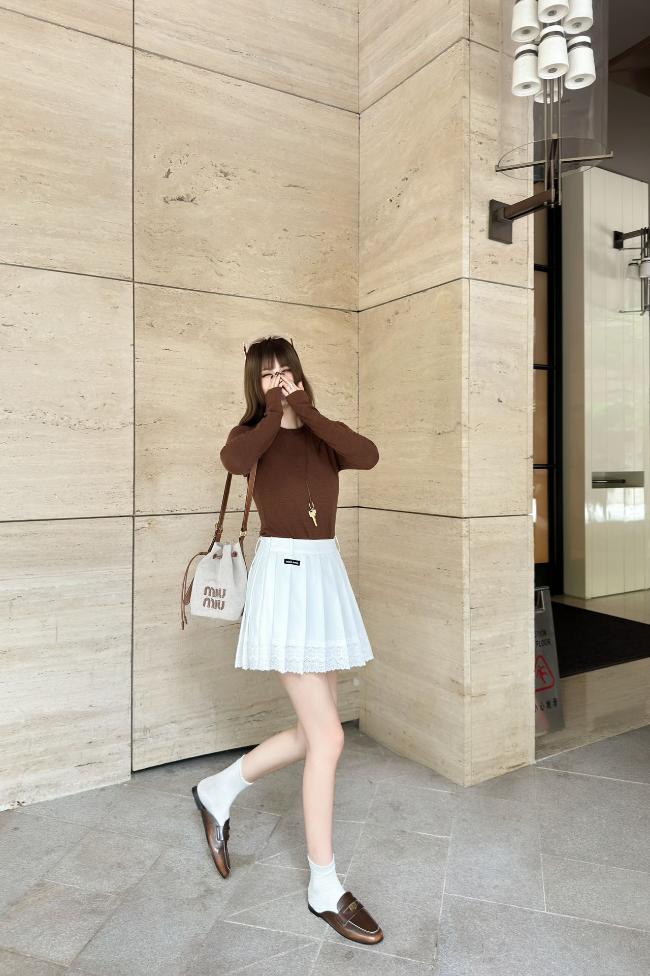 Miu 25fw short skirt