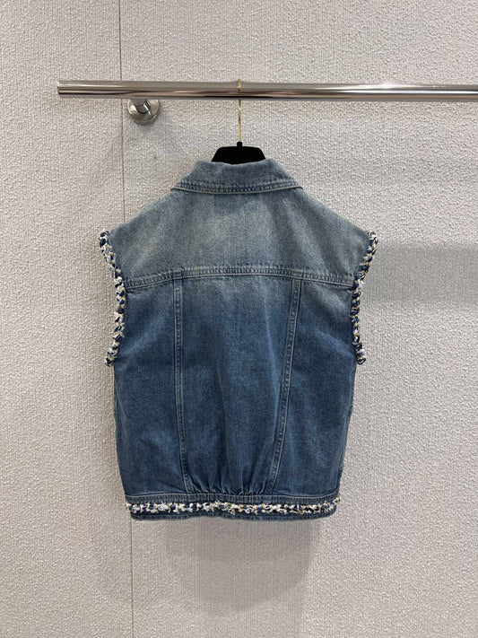 Chan 25fw denim vest