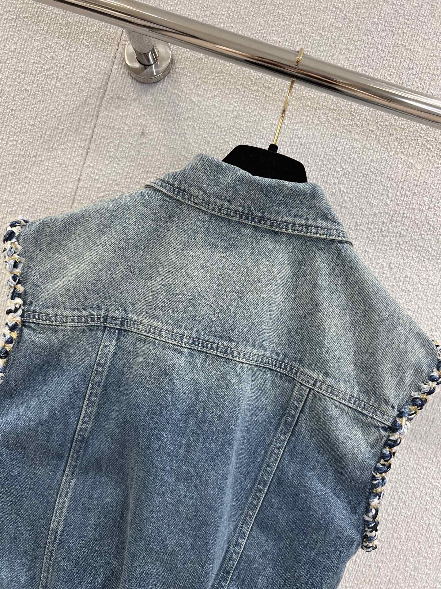 Chan 25fw denim vest