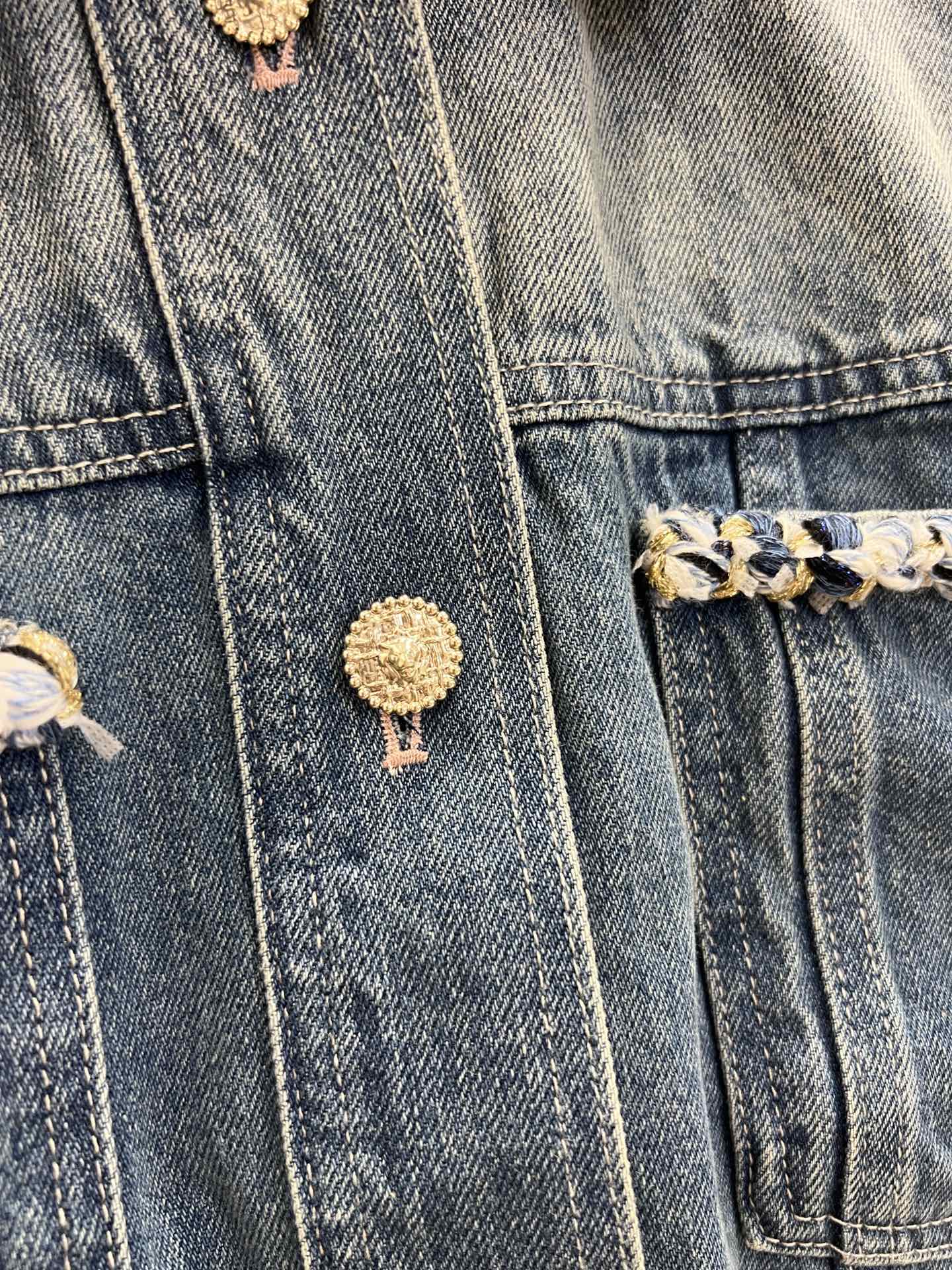 Chan 25fw denim vest