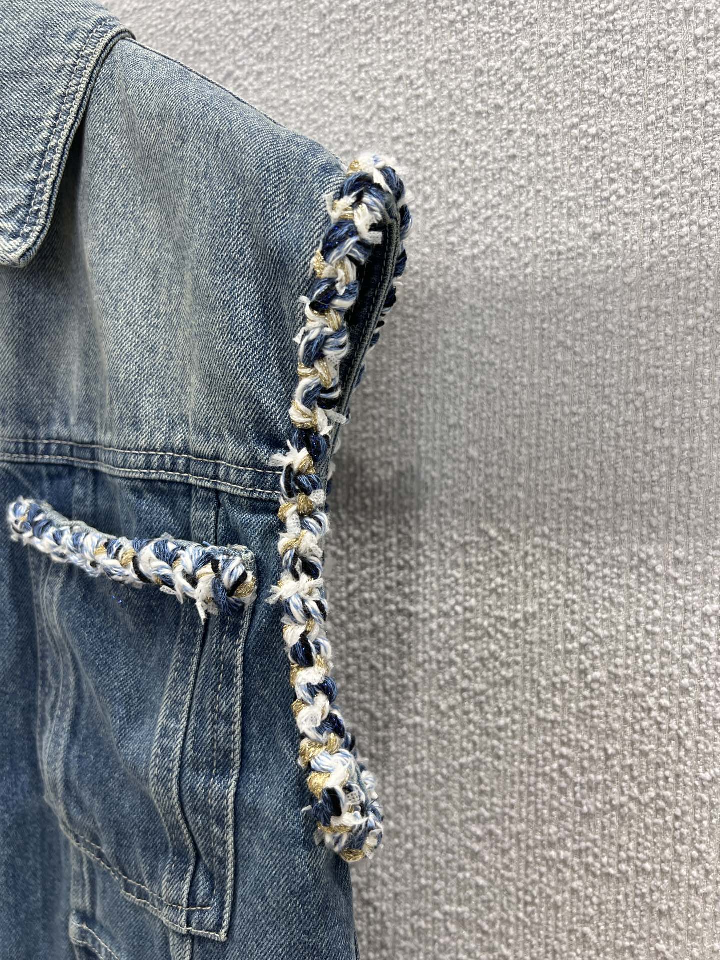 Chan 25fw denim vest