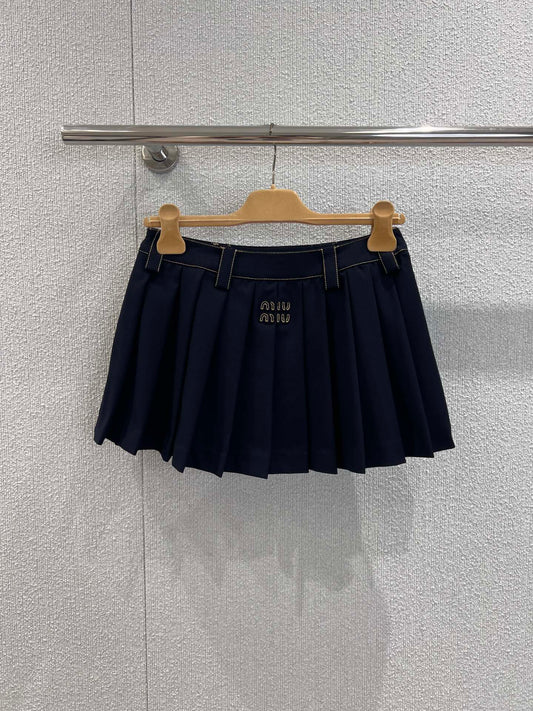 Miu 25ss pleated skirt