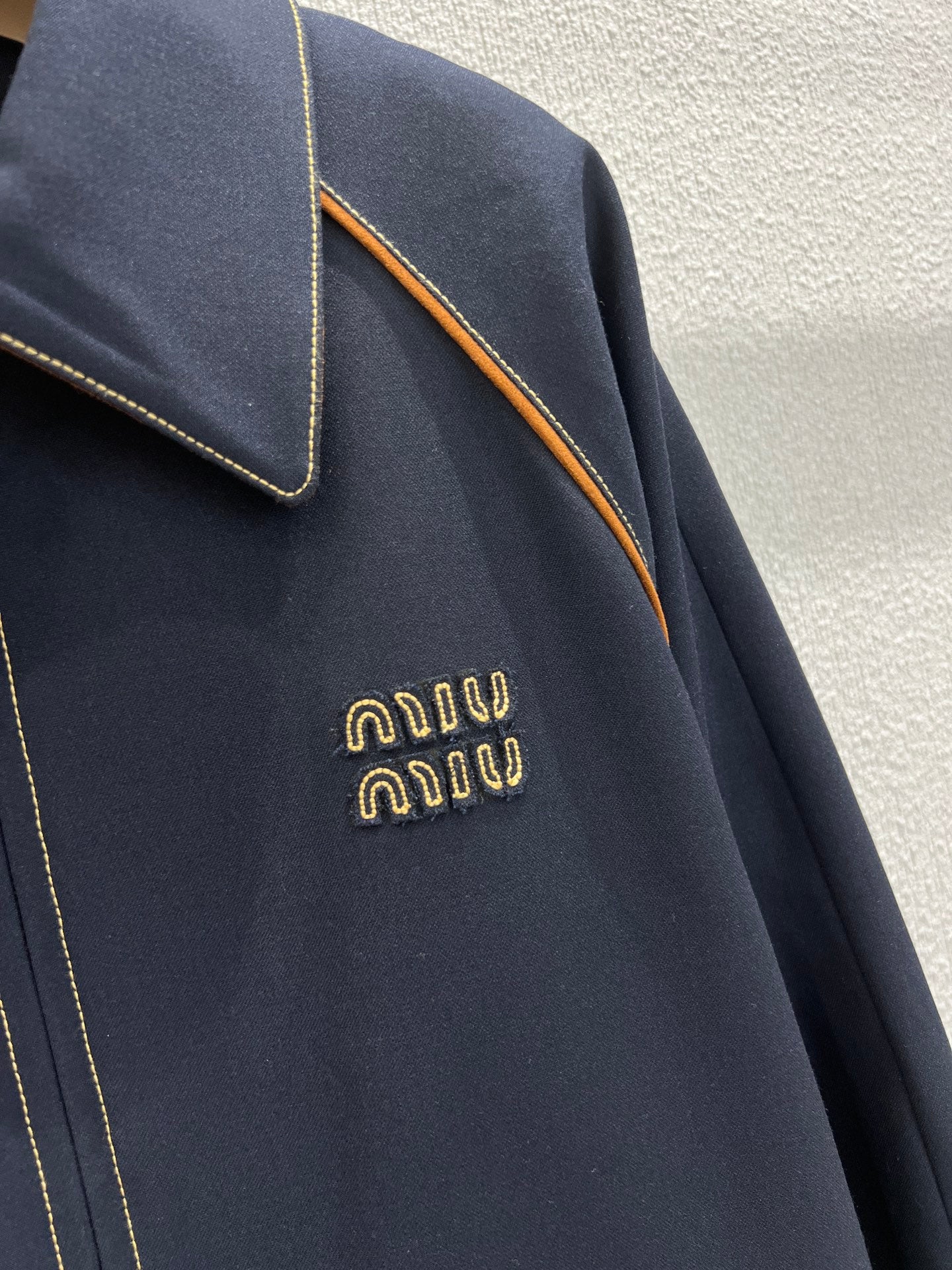 Miu 25fw embroidered jacket
