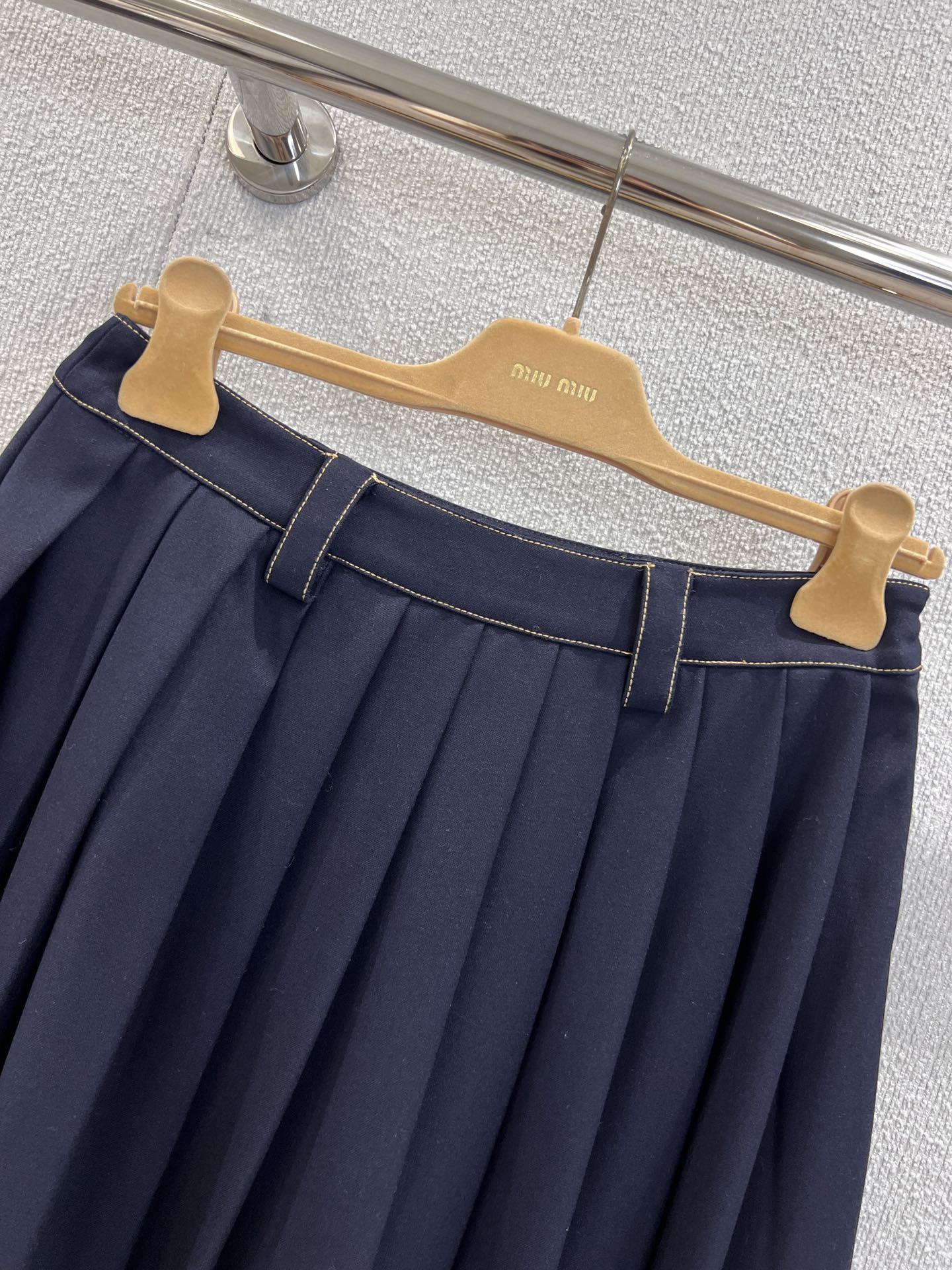 Miu 25fw pleated skirt