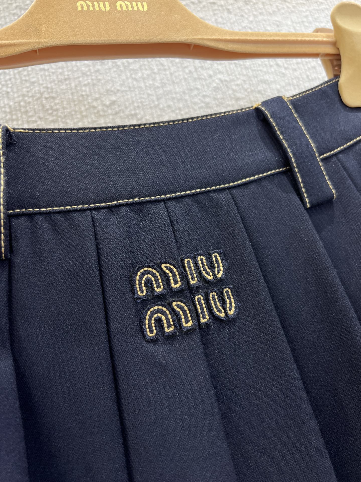 Miu 25fw pleated skirt