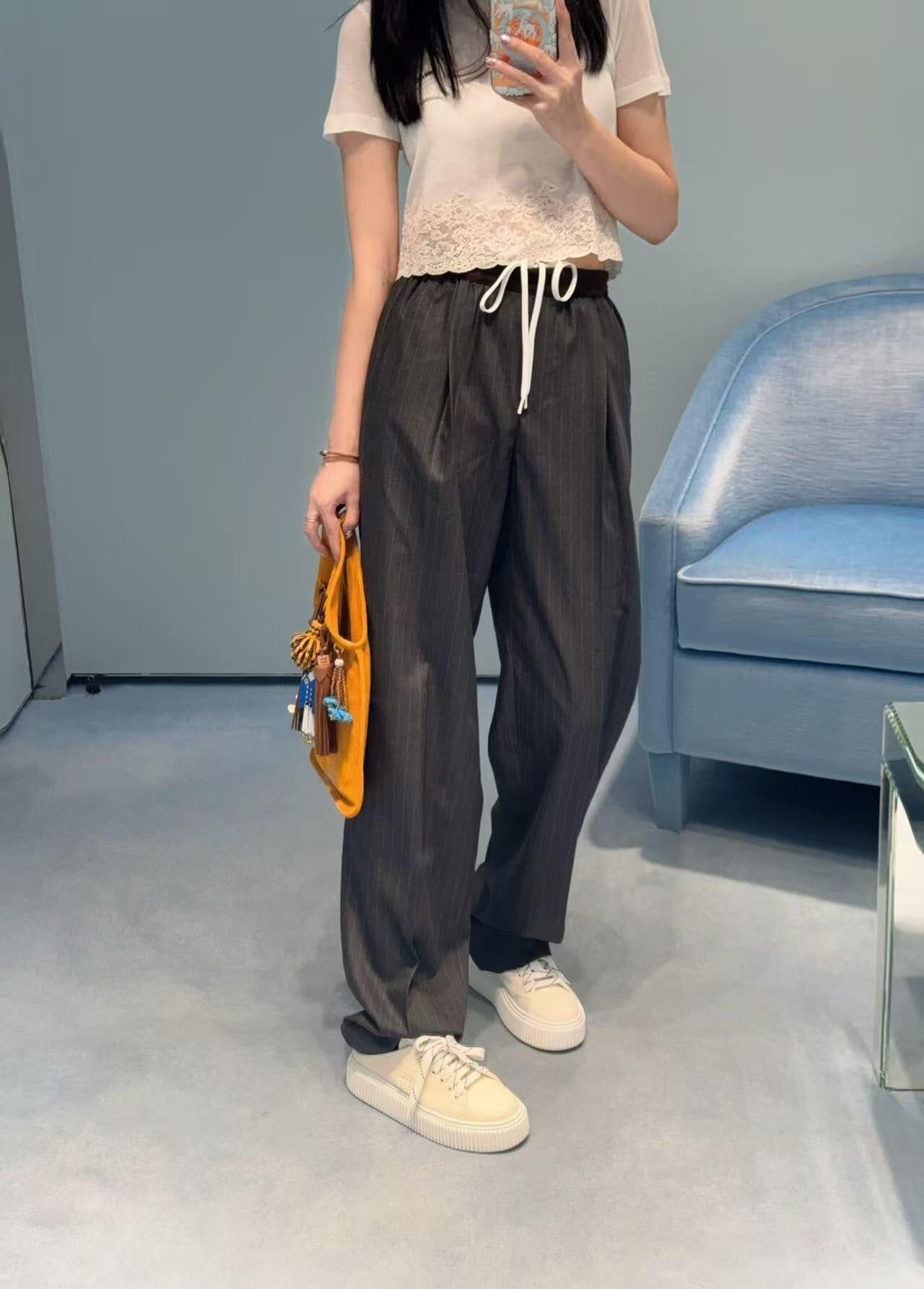 Miu 25fw trousers
